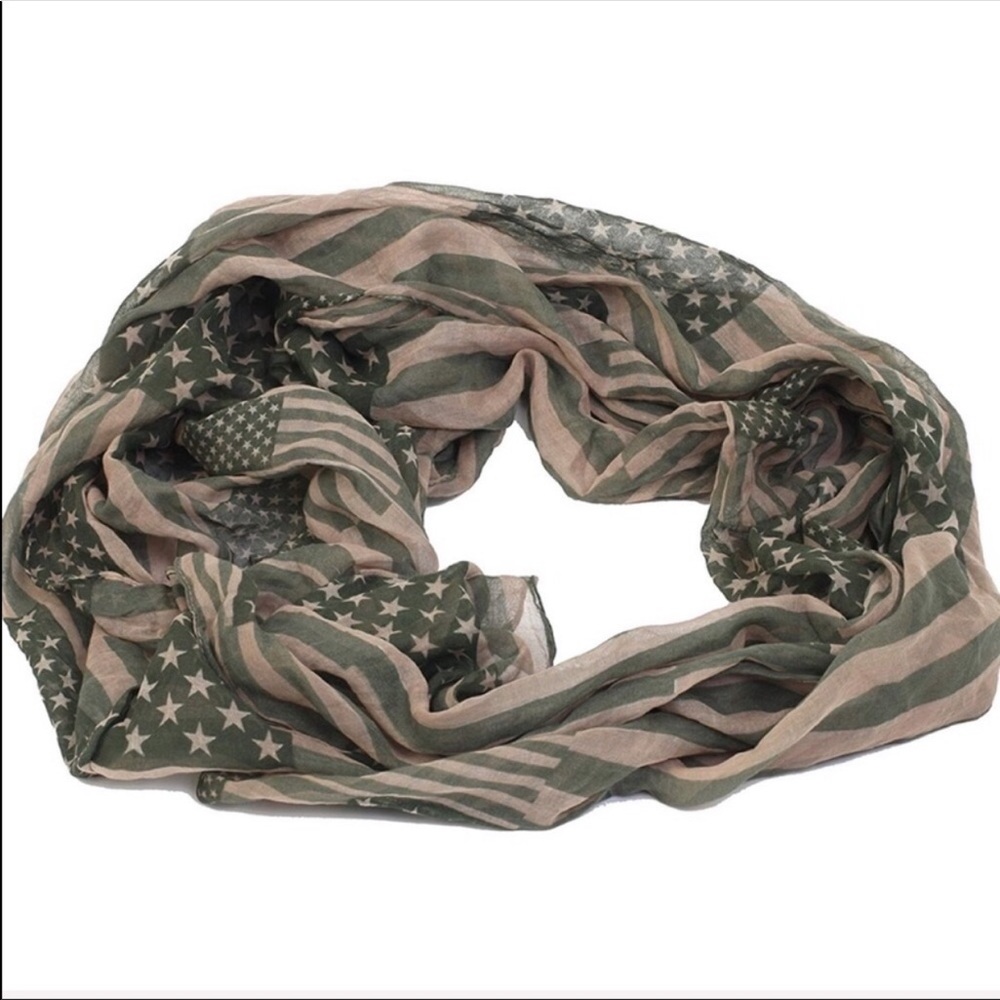 American Flag Infinity Scarf - Picture 3 of 6